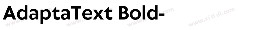 AdaptaText Bold字体转换 AdaptaText Bold字体转换